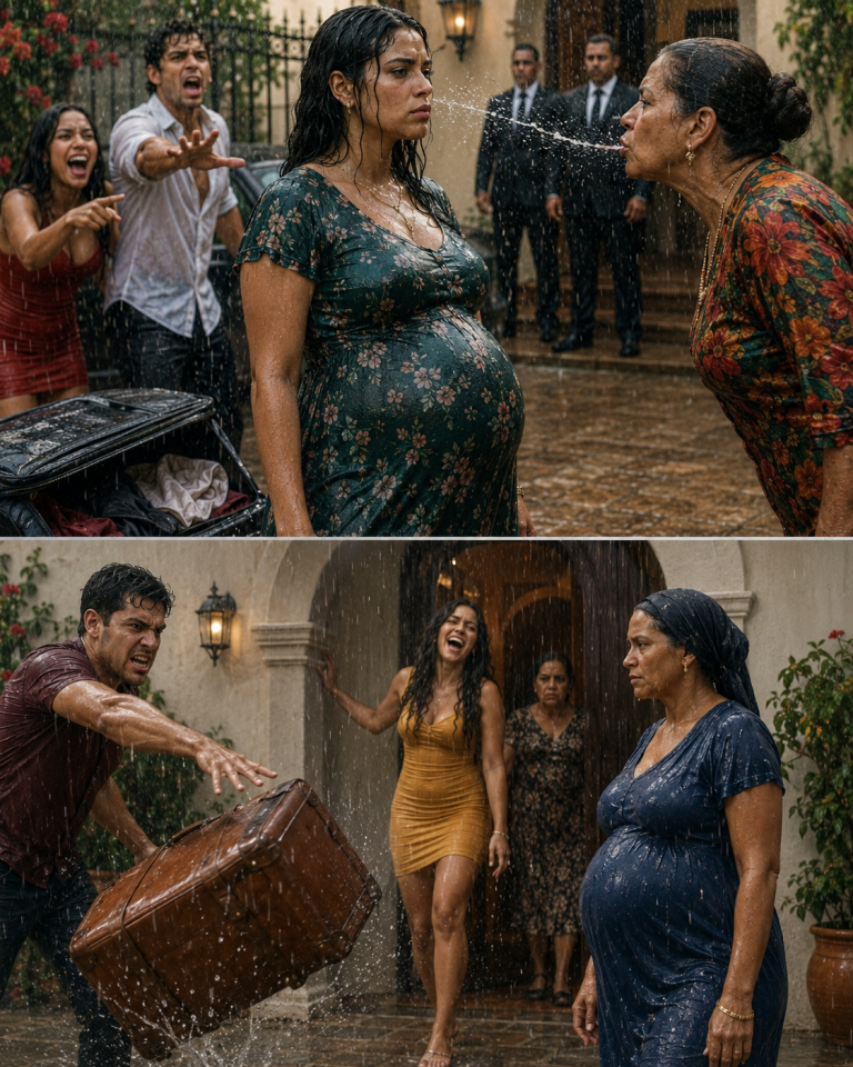 Sin saber que su esposa embarazada era la hija de un magnate billonario, él arrojó sus maletas bajo la lluvia…