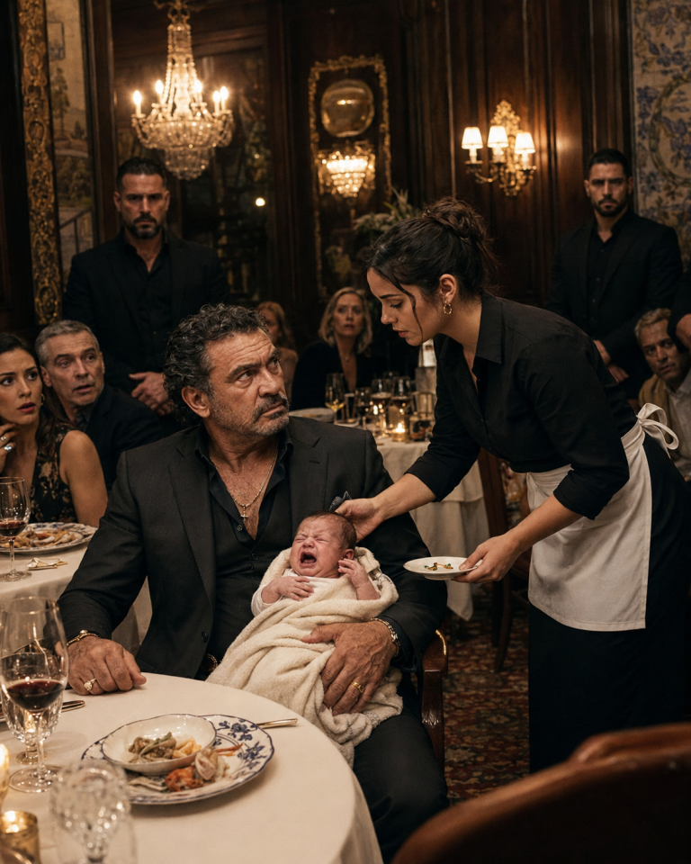 El bebé del jefe de la mafia no dejaba de llorar en el restaurante, hasta que una camarera cruzó una línea que nadie se atrevía a tocar