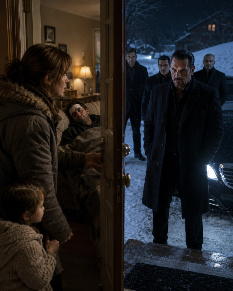 MI HIJA DE SEIS AÑOS ENCONTRÓ A UN HOMBRE MORIBUNDO EN LA NIEVE. AL ANOCHECER, LA MAFIA ESTABA EN MI PUERTA.